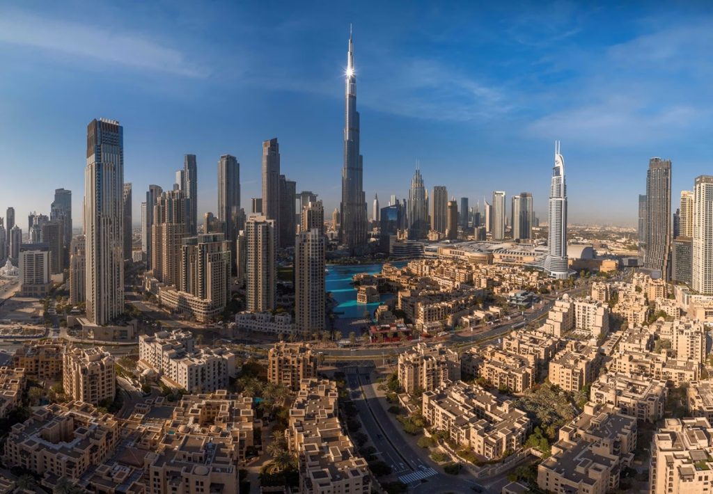 Burj Khalifa and surrounding skyline